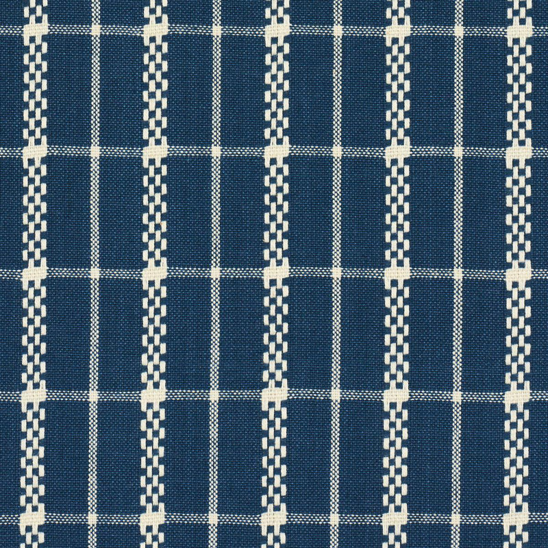 Tissu à carreaux Boyd, Indigo
