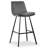 Upholstered Counter Stool with Metal Frame-1803781941