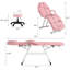 Chaise de tatoo avec tabouret (rose)