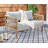 Barrett 55.11'' Wide Straight Eucalyptus Loveseat with Cushions