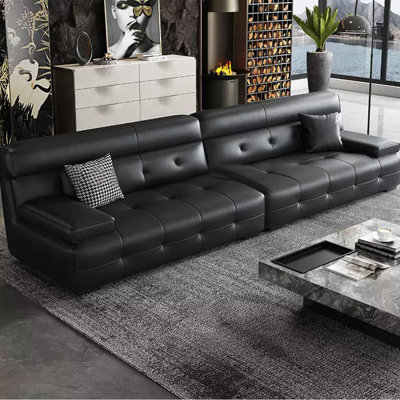 Italian minimalist high-back Lawrence sofa