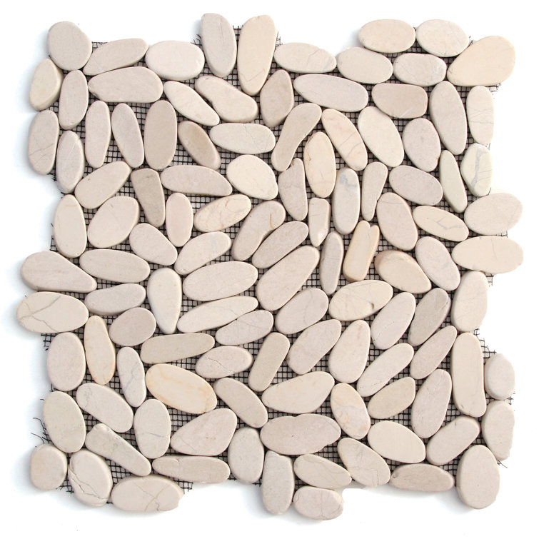 Kuala Pebbles Random Sized Natural Stone Pebble Wall & Floor Tile