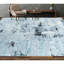 Hand-Knotted High-Quality Blue and Silver Area Rug