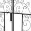Outsunny Metal Garden Arch with Double Gate, Garden Arbor Climbing Plants