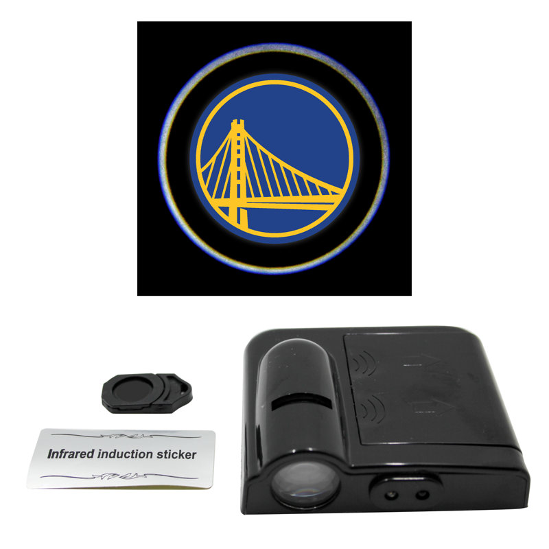 Éclairage DEL pour portière de voiture NBA Brooklyn Nets | 6,35 cm x 6,35 cm, Nets de Brooklyn