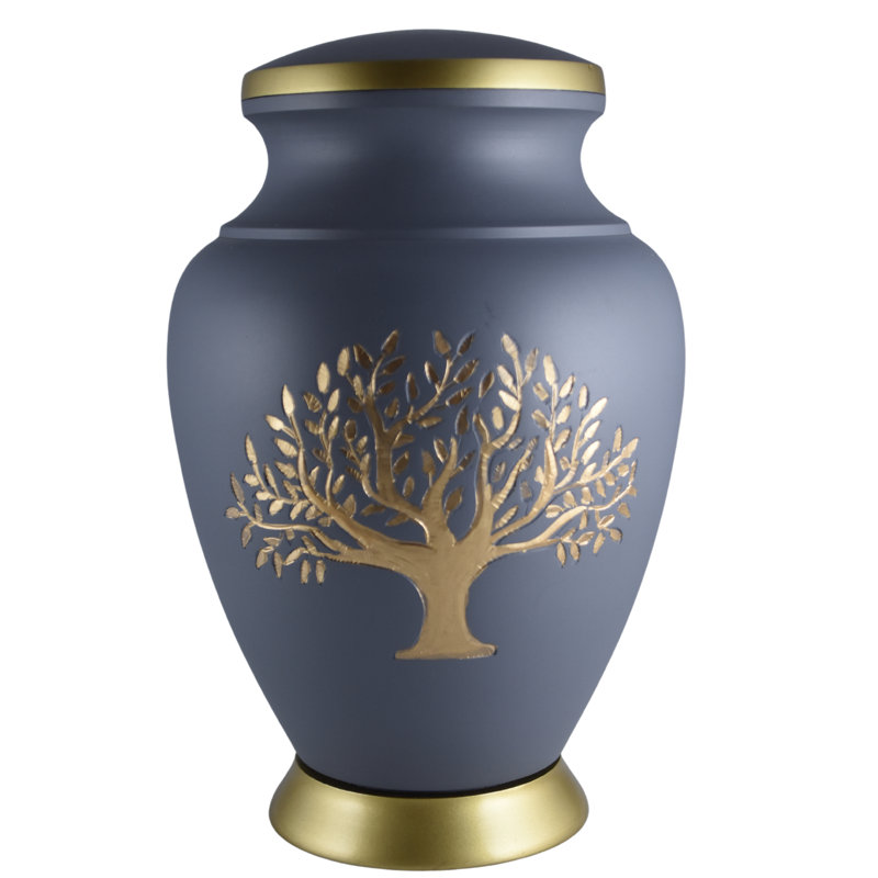 Runkel Tree of Life Urn, Grey