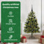 Artificial Hinged Christmas Tree with Cones-334923946-334923944