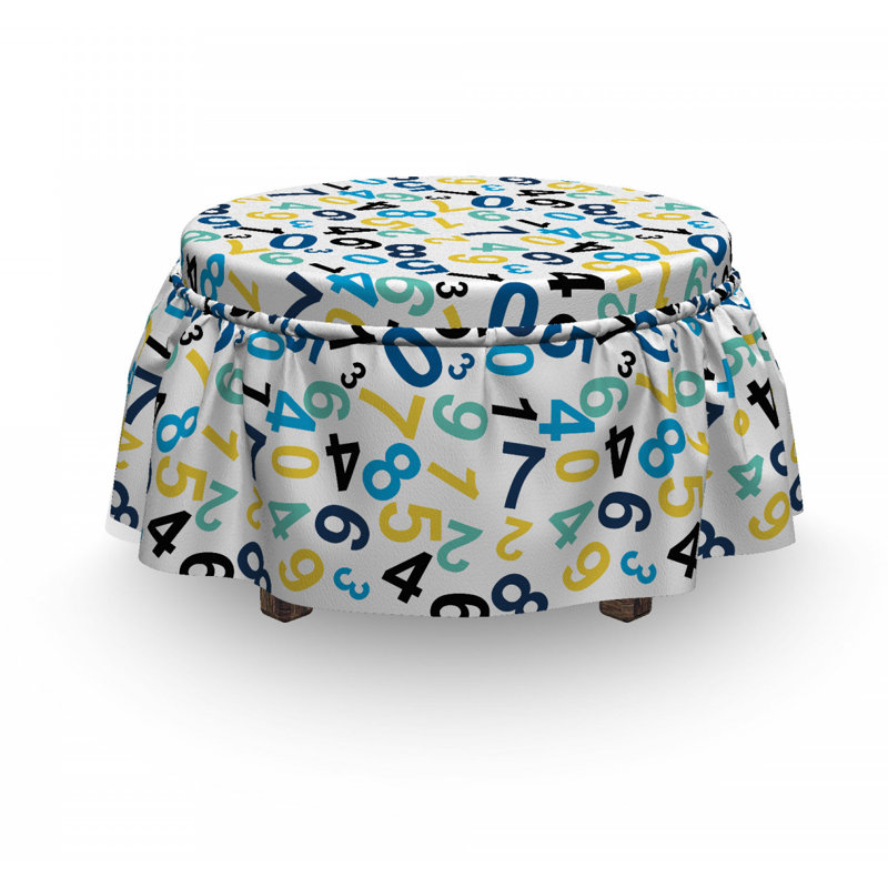 Box Cushion Ottoman Slipcover