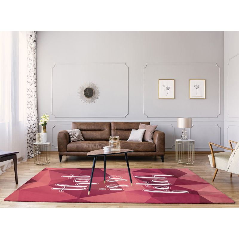 Tapis, qui est so fetch, reproduction d’art en poly, Rectangle 5 pi x 7 pi