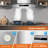Range Hood 900cfm, 4-speed Smartis Wall Mount Range Hood With Touch Sensor, Dual Led Lights, Baffle Filters Ducted-125480975