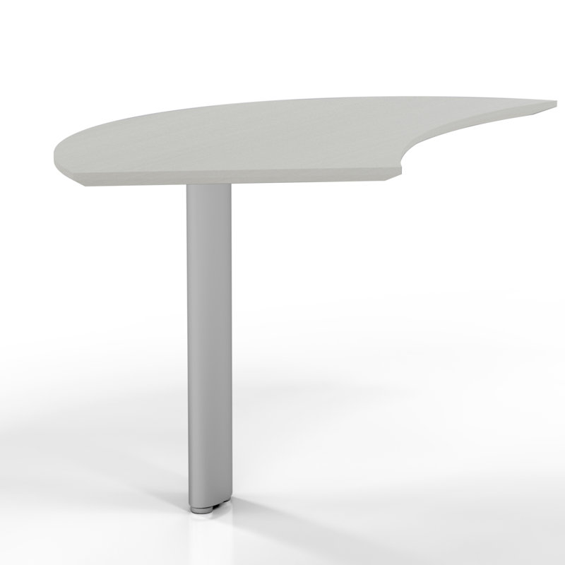 Medina Series 29.5 H x 47 W Desk Peninsula, Textured Sea Salt, Left