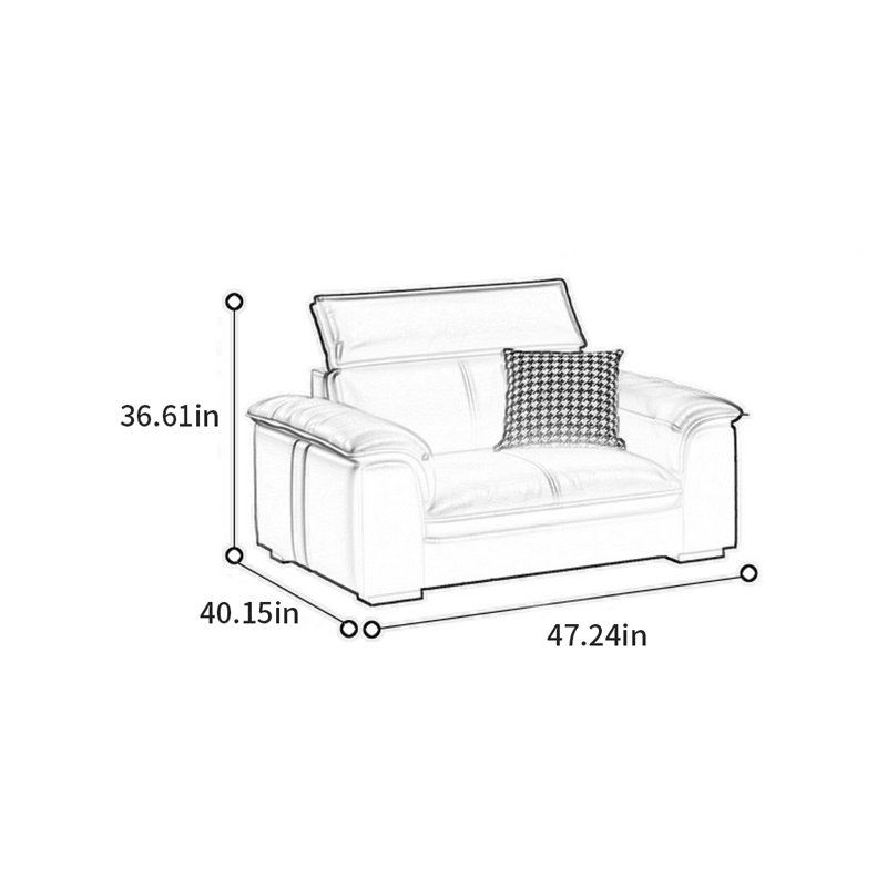 Canapé moderne de luxe minimaliste