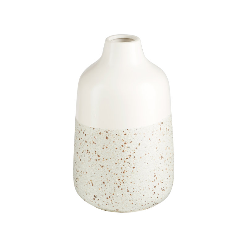 Summer Shore Ceramic / Porcelain Jar, 11.75" H x 7" W x 7" D