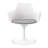 Modholic Tulip Swivel Armchair, Gray-1325694473-1283447611
