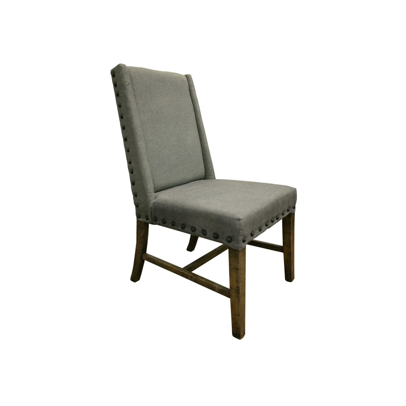 Chaise rembourrée avec tissu Dobby