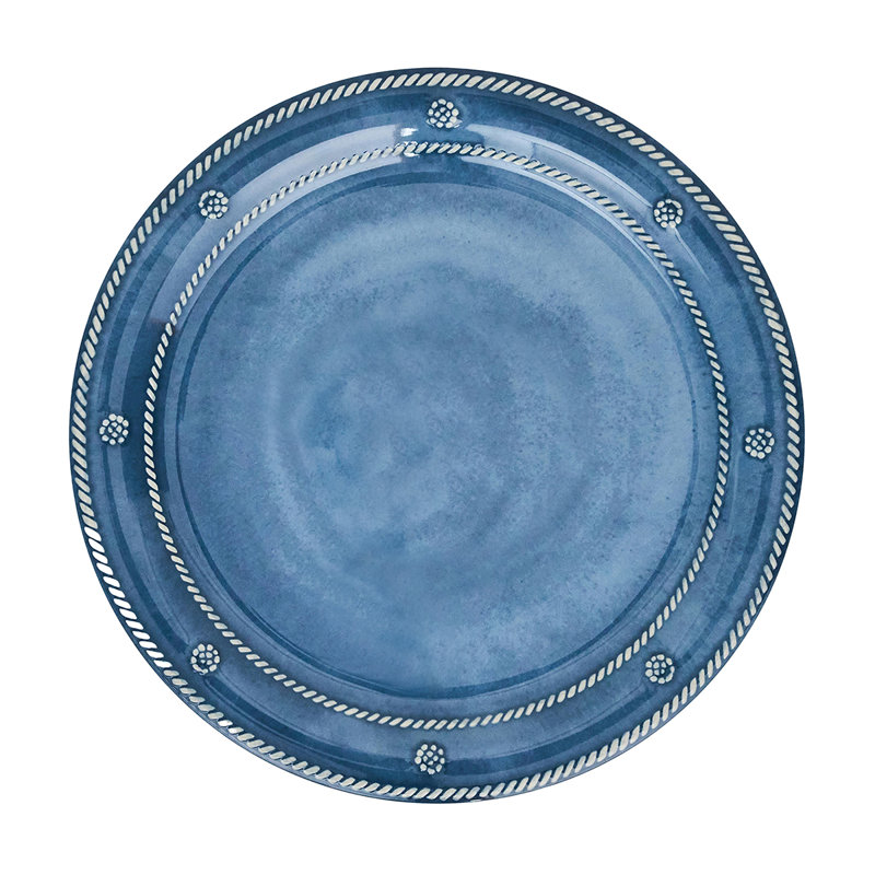 Berry & Thread Melamine Dinner Plate, Ocean