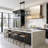 6-Light Large 48” Width  Linear Kitchen Island Lighting