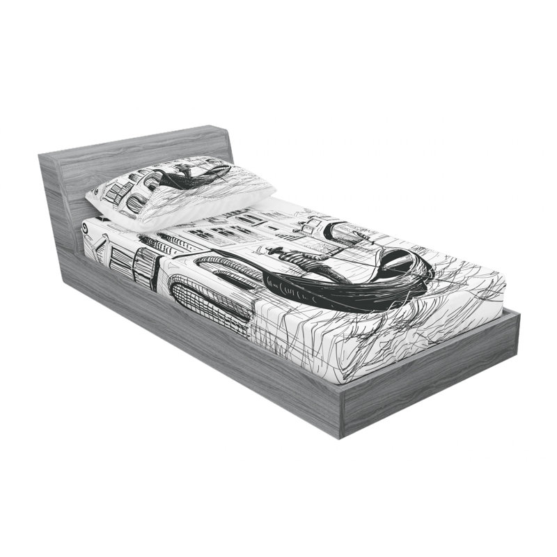 Microfiber Sheet Set, Twin Sheet Set with Pillowcase