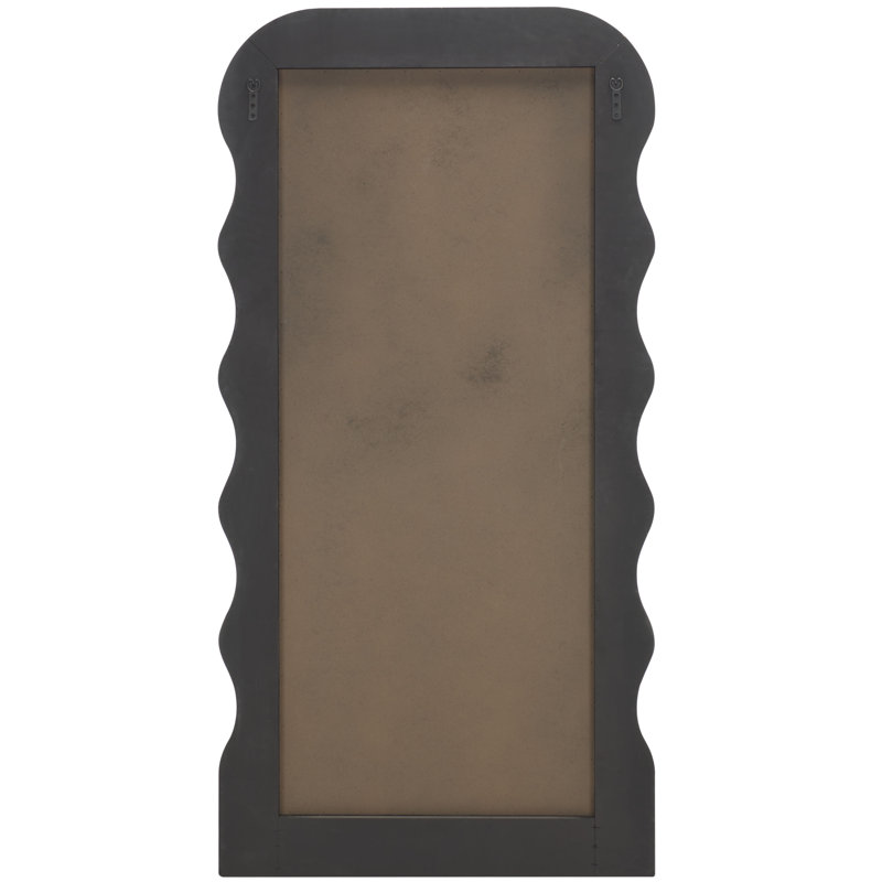 Ranstead Rectangle Floor Mirror, Black