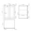 Armoire de cuisine en bois massif prête à assembler-123015277-123015271-123015272