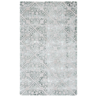 Oakton Hand Tufted Wool Floral Rug