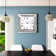Jeni Mirrored Wall Clock with Diamond
