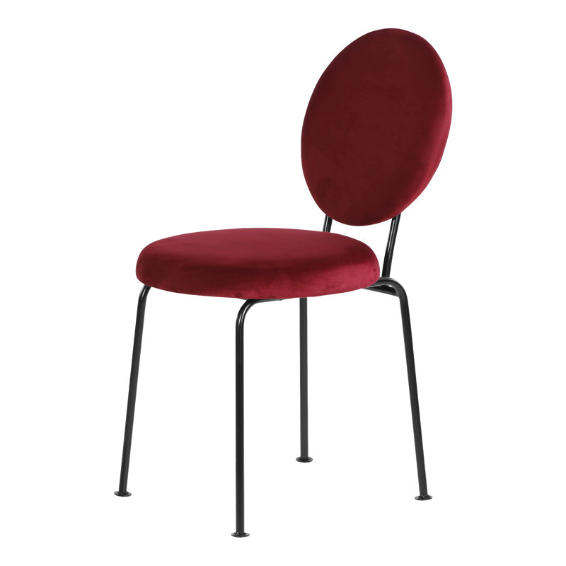 Medallion 52cm H Upholstered Side Chair, Burgundy