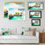 Bora Turquoise Landscape - reproduction de cadre photo sur toile-706130385-706130412