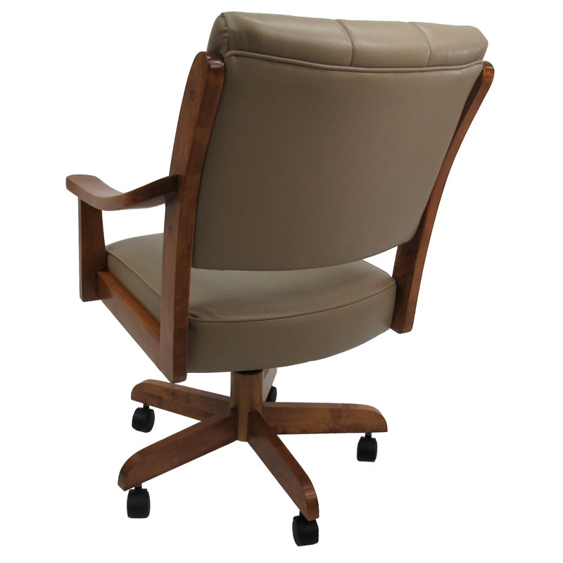 Geneive 17'' H Faux Leather Upholstered Armchair