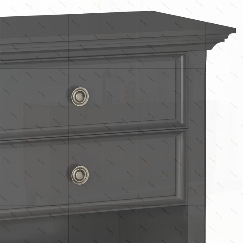 Amherst - Table de chevet - Noir