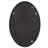 Busey Ribbed Oval Framed Accent Mirror-517196538