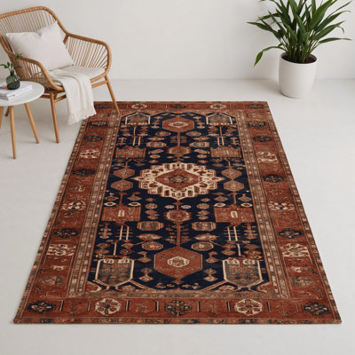 Tapis turc intérieur et extérieur brun