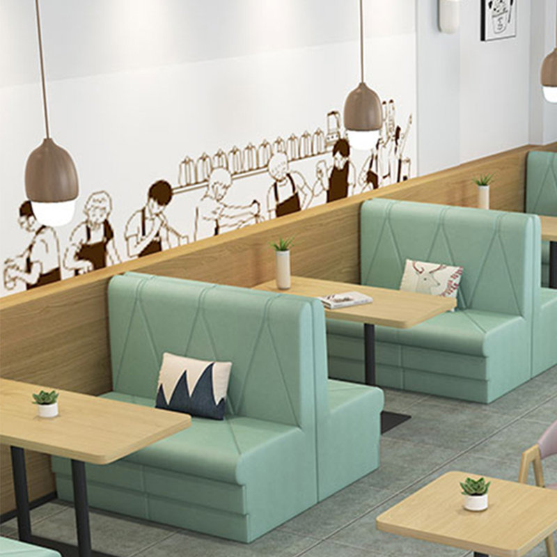 Banc rembourré en similicuir Simple Light Luxury
