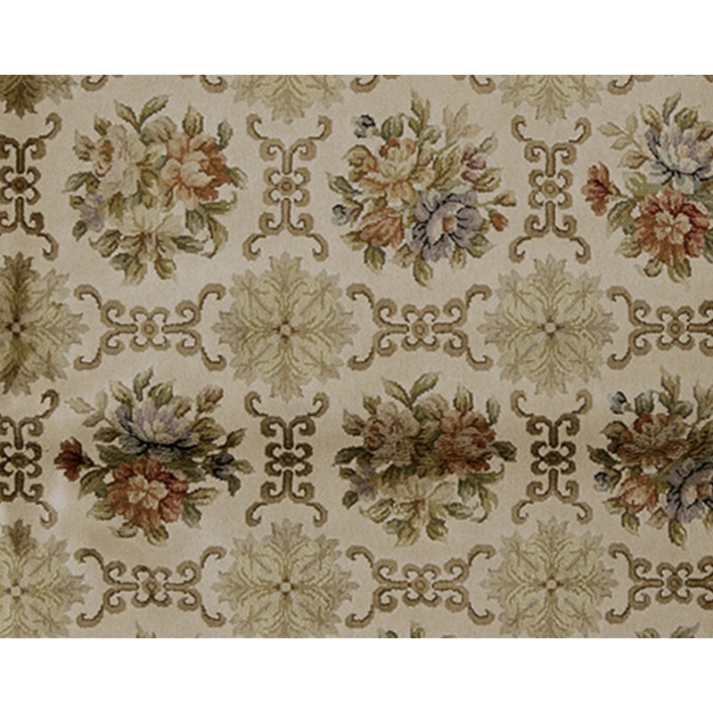 Handmade Silk and Wool Area Rug