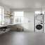 Armoire de rangement polyvalente blanche
