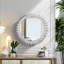 Effet de patchwork de miroir décoratif rétro en bois vintage-728696196-732874014