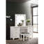 Meuble-lavabo blanc à 7 tiroirs