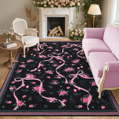 Tapis décoratif lavable