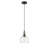 Chloe Lighting Leilani Mini Pendant Ceiling Fixture – 9.75" H Transitional 1-Light Oil Rubbed Bronze Hanging Light With 7.5" Width