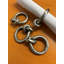 Paquet de 4 rondelles de serviette en acier avec boîte-cadeau
