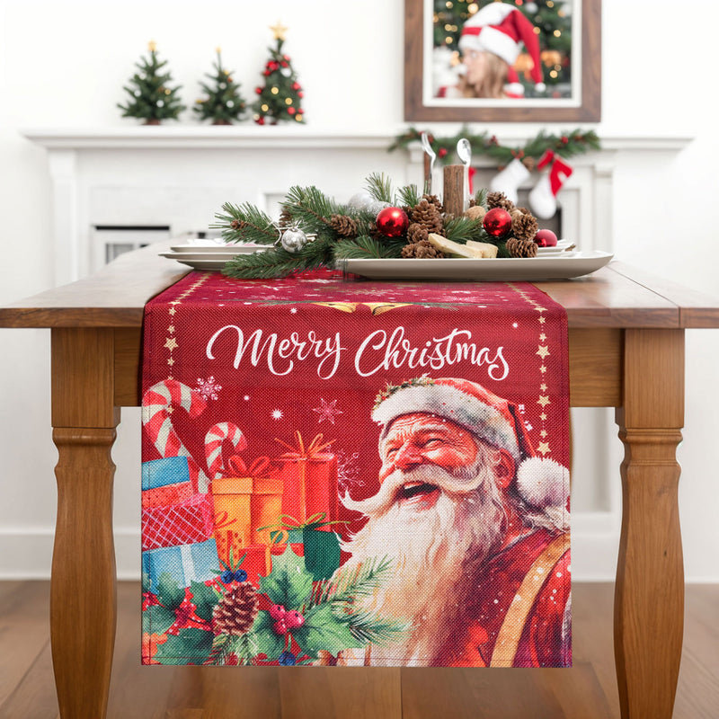Chemin de table Christmas Santa Claus