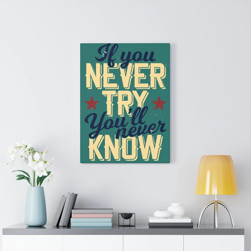 You'll Never Know - Wrapped Canvas Print, 36cm H x 28cm W