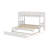 Twin Over Twin Pull-Out Bunk Bed With Trundle-904956863