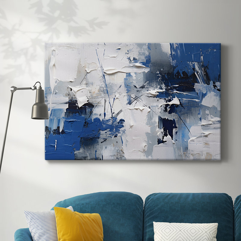 Série de paysages abstraits Cxxxvi, H 12 po x l 18 po
