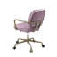 Chaise de bureau industrielle pivotante avec siège réglable et roulettes, chaise de bureau
