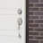 Coventry Handleset with Deadbolt and Door Lever and Rosette-7224804-7224805