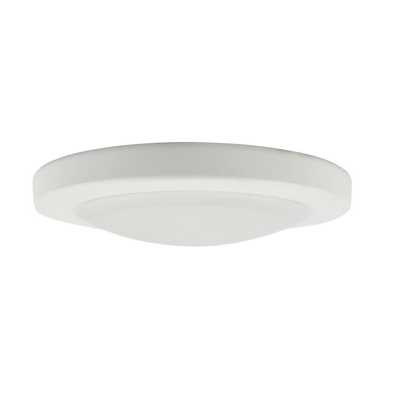 Design House Paxton 7 Inch Modern LED Ceiling Light with 3 Color Temperature, Flush Mount, White