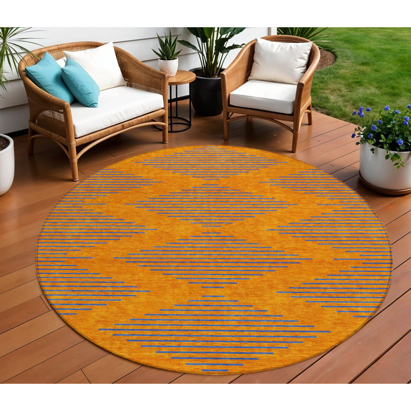 Tapis rond 8 po