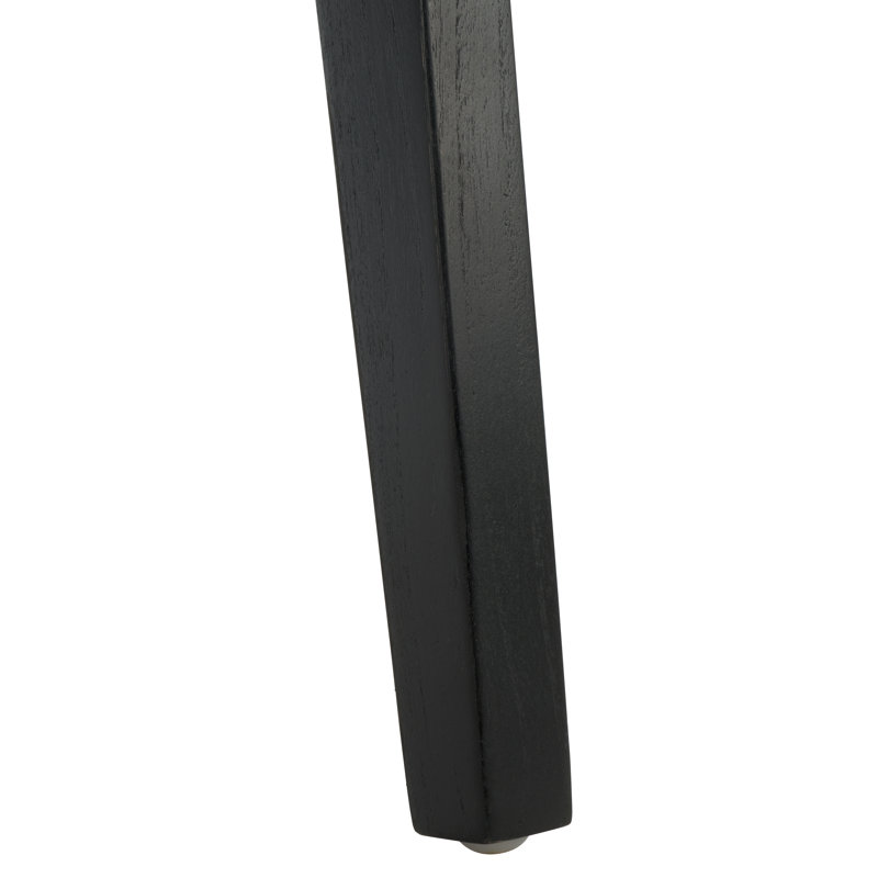 Catriella Leather Dining Chair, Black