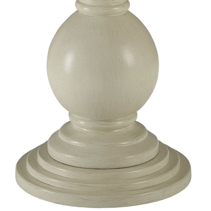 Table d'appoint compacte blanche antique avec piédestal pour un usage domestique n'importe quel espace